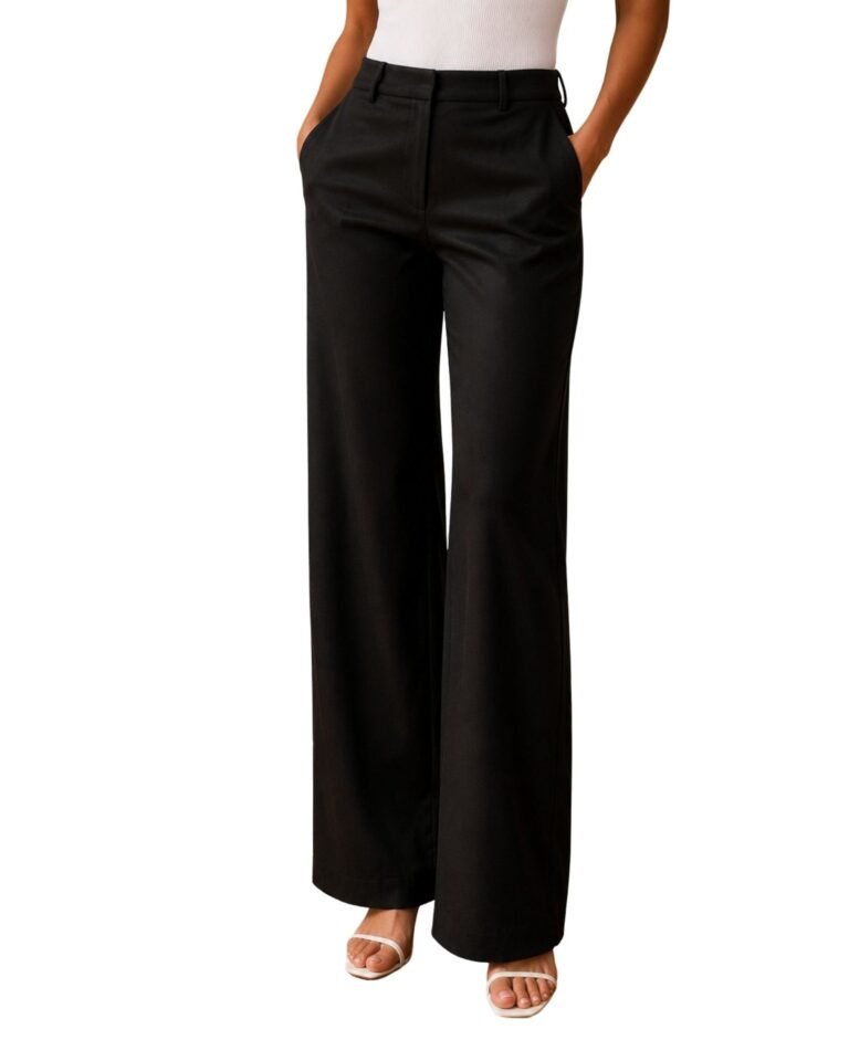 The Scarlett Leather Flare Pant
