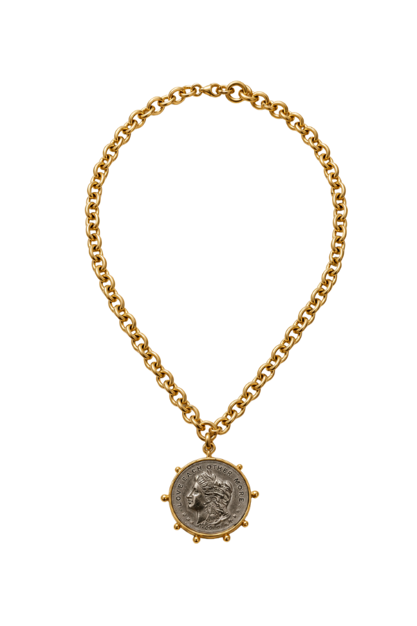 The Alissa Two Toned Coin Necklace