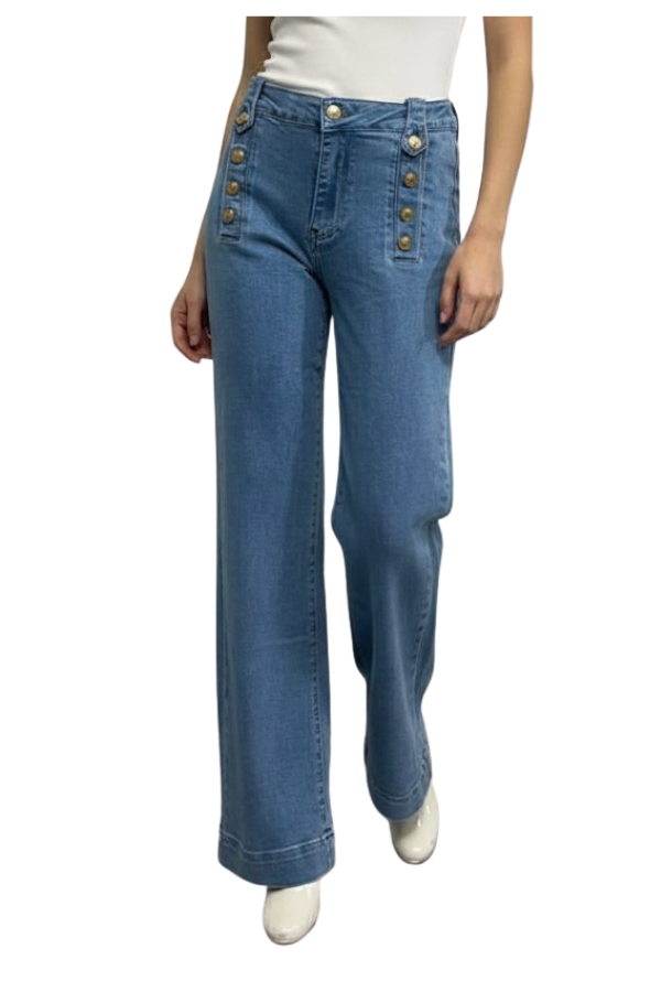 The Italian Gold Button Denim