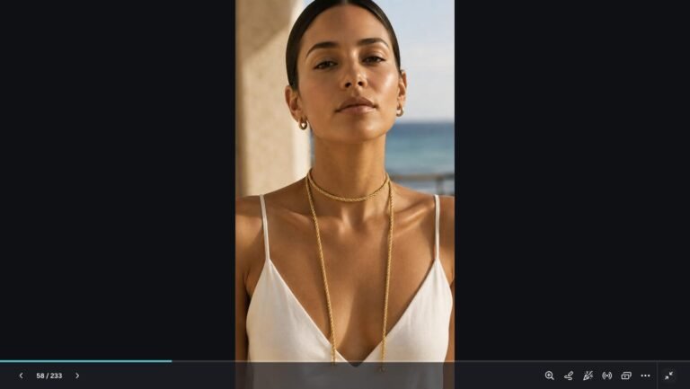 The Alexa Long Gold Necklace