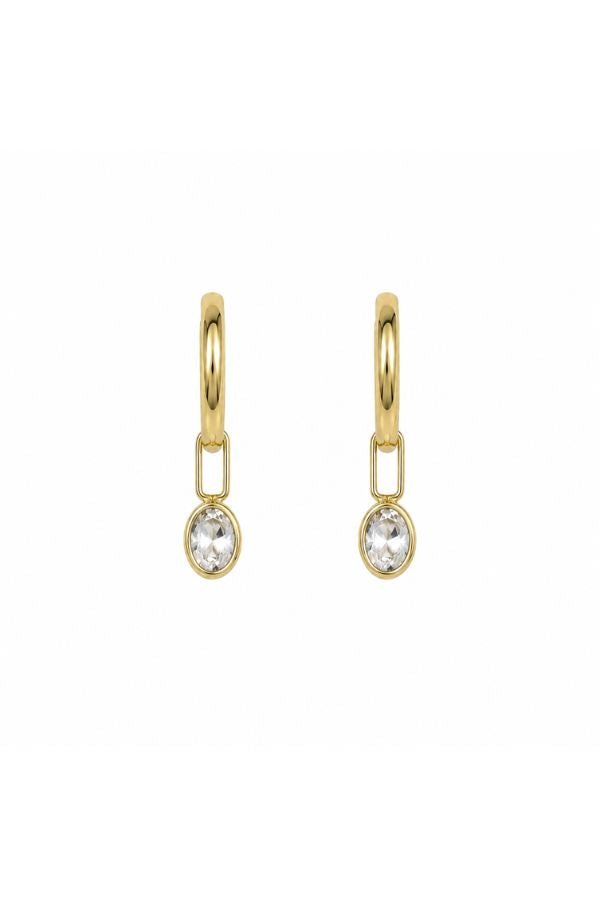 The Giselle Gold Hoop Earrings