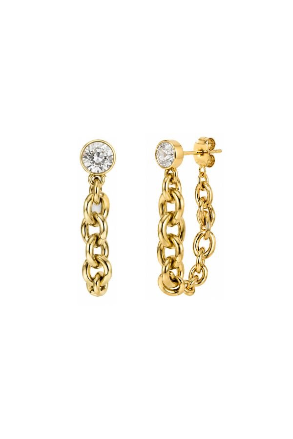 The Katie Gold Chain Drop Earrings
